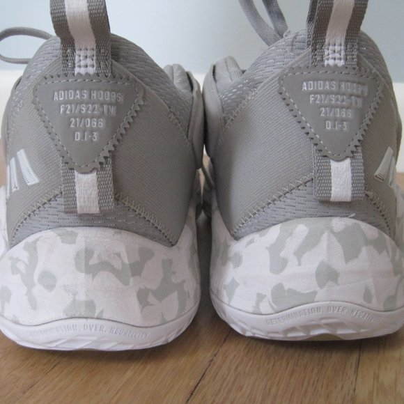 Adidas Donovan Mitchell D.O.N. Issue #3 Men's Basketball Shoes Team Mid Grey 10 - Picture 4 of 15